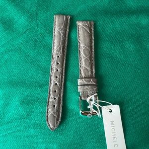 NWT Michele watch band crocodile